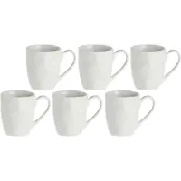 La Porcellana Bianca Set Van 6 Mokken Porcellana Lunia 110ml