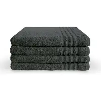 Byrklund Handdoek 70 x 140 cm 500gram Antraciet - 6 stuks