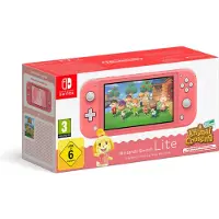 Nintendo Switch Lite (Coral) + Animal Crossing New Horizon (Digital) - Switch