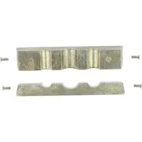 VAR Aluminium Set Van 2 Bekken Voor Asbankschroef Rp-01200