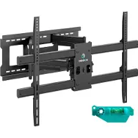 ONKRON Heavy Duty tv-muurbeugel voor 42-120 inch tv tot 220 lbs, uitschuifbare tv-beugel draaibaar en kantelbaar Full Motion max VESA 1000x600 scharnierende tv-beugel verlengbeugel/grote wandmontage