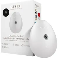 GESKE | SmartAppGuided Facial Hydration Refresher | 4 in 1 | Waterverstuiver | Gezichtsstomer | Waterspray | Face mist | Gezichtsreinigingsapparaat | Mist | Cosmetica | Natuurlijke glans