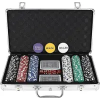 MT MALATEC Poker set met 300 hoogwaardige chips
