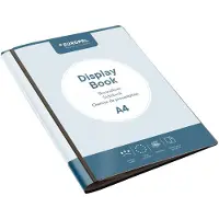 Europel - Showmap Opus 2 frontview A4 30-tassen antraciet | 1 stuk | 6 stuks