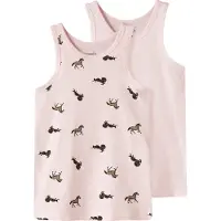 Name it Onderhemd 'NMFBallerina Horse' bruin / rosa / zwart