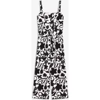 Bonprix Gedessineerde jumpsuit van gestructureerde jersey maat 40/42 (M)