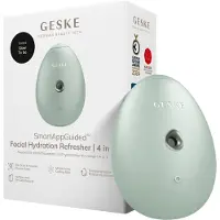 GESKE | SmartAppGuided Facial Hydration Refresher | 4 in 1 | Waterverstuiver | Gezichtsstomer | Waterspray | Face mist | Gezichtsreinigingsapparaat | Mist | Cosmetica | Natuurlijke glans