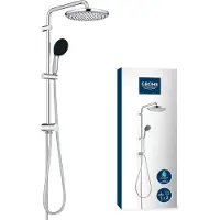 GROHE QuickFix Vitalio Start Systeem 250 Flex douchesysteem met omstelkraan voor wandmontage Chroom