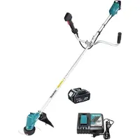 Makita - 18V ACCU-bosmaaier, werkbreedte 30 cm, 2x Li-ion LXT 5.0 Ah, lader DUR190URT3