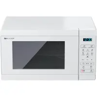 Sharp Magnetron YC-MS02E-C, wit, 20 liter, 800 W, kleur: wit