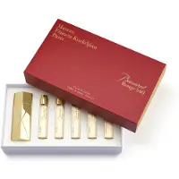 Maison Francis Kurkdjian Unisex geuren Baccarat Rouge 540 Travel Set 1 Globe Trotter Travel Spray Case Golden Edition + 5 Refills Baccarat Rouge 540 Extrait de Parfum 11 ml 1 Stk.