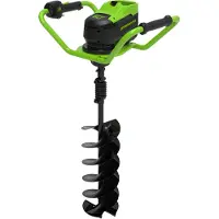 Greenworks GD60EA accu grondboor