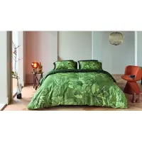 Kardol by Beddinghouse Dekbedovertrek Symbiose Groen 240x200/220 cm