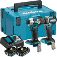 Makita Li-Lon Combo Set 18V Lxt Ddf487+Dtd157 2*2.0Ah - M\Dlx2423Aj