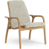 Swedese Laminett Fauteuil Eik geolied / schapenvacht Moonlight (beige)