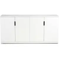 Mavis Aoko dressoir 77x160 cm wit gelakt