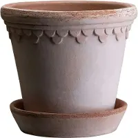 Bergs Potter Copenhagen Pot Roze 35 Cm - Bloempotten Terracotta Rose - KR35DS
