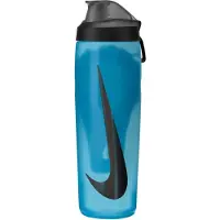 Nike Refuel Locking Bidon 709ML Lichtblauw Zwart