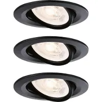 Paulmann 92329 LED-inbouwlamp LED GU10 4.9 W Zwart (mat)