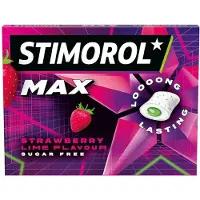 Stimorol Max Strawberry - Kauwgom - Suikervrij - 1x21stuks