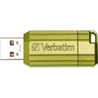 Verbatim USB DRIVE 2.0 PINSTRIPE USB-stick 64 GB Eucalyptus, Groen 49964 USB-A 2.0