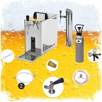 Ich-zapfe Complete Set - Biertap PYGMY 25, 1-kraans - Droogkoeler, 35 liter/uur - Bierkoeler - Fustkoppeling Type A