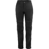 Fjällräven - Women's Abisko Hybrid Trail Trousers Zip-Off - Trekkingbroek 44, zwart