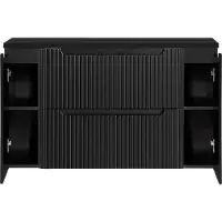 En.casa Wastafelonderkast Newport met lades en deuren 60x120x40 cm zwart []