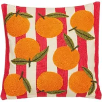 Mica Decorations sierkussen sinaasappel (45x45 cm)