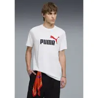 Puma Functioneel shirt 'Essentials No. 1' rood / zwart / wit
