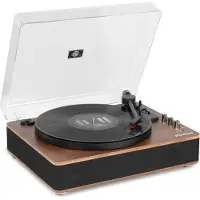 Fenton RP162 hifi retro platenspeler met Bluetooth in/out en speakers