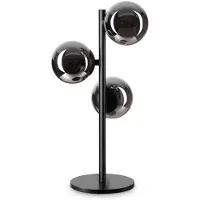 Ideal Lux Tafellamp Perlage, zwart, Woon-/ Eetkamer, metaal, Tafellamp