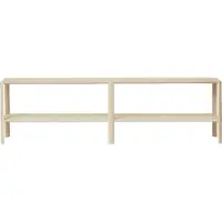 Form & Refine Leaf plankrek 2 planken 57x200 cm Wit eiken