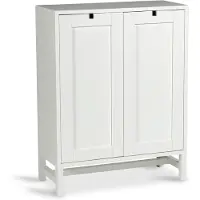 Mavis Falsterbo Cabinet Covered Doors 90 Cm Lacquer - Kasten en vitrinekasten Berk White - 1E97309T