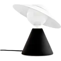 Stilnovo Design tafellamp Fante, zwart, Woon-/ Eetkamer, Kunststof, Design, tafellamp
