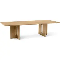 Audo Copenhagen Androgyne Eettafel Rechthoekig Naturel Eiken 280x110 Cm - Eettafels & bartafels Mdf Natural Oak - 71151-002057