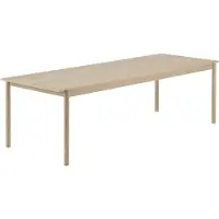 Muuto Linear Tafel Hout 90x260 Cm - Eettafels & bartafels Eikenfineer Oak - LWDTAB260A01