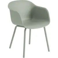 Muuto Fiber Outdoor Armchair Tuinarmstoel Dusty Green