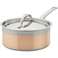 Hestan Bond Steelpan Koper 20 Cm - Steelpannen Roestvrijstaal Copper - 31595