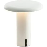 Artemide Takku draagbare tafellamp 19 cm Gevernist wit