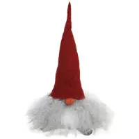 Åsas Tomtebod Valter Gnome 35 Cm Red Gotland - Kerstmannen & Kerstfiguren Wol Grey - 1016-55G
