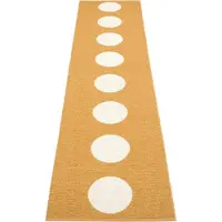 Pappelina Vera Vloerkleed / Vanilla 70x300 Cm - Vloerkleden met motieven Polyester Ochre - VE5B730