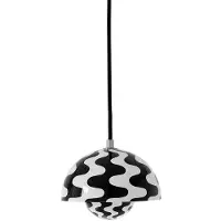 &tradition Hanglampe &Tradition, Flowerpot VP10, dimbare, Zwart, Woonkamer, Metaal, Designer
