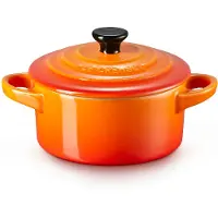 Le Creuset minibraadpan 10 cm Oranjerood