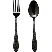 Vargen & Thor Frost dessert/voorgerechtbestek 8-delig Onyx