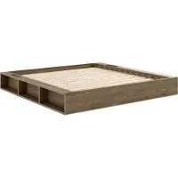 Karup Ziggy Bedframe 180x200 Cm - Bedden Dennenhout Carob Brown - 431106180200