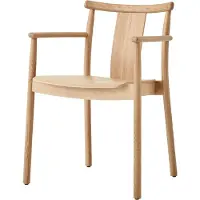 Audo Copenhagen Merkur stoel met armleuningen Natural oak