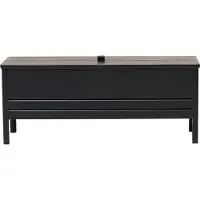 Form & Refine A Line Opbergbank 111 Cm Zwart - Bankjes Eiken Black Oak - 2136