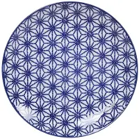 Tokyo Design Studio Nippon Bord 25,7 Cm Star - Dinerborden Porselein Blue - 17957