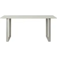 Muuto 70/70 Tafel 90x225 Cm Grijs / Grijs - Eettafels & bartafels Linoleum Grey - 70TAB225A0302